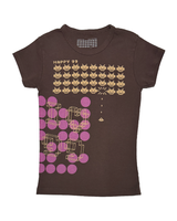 Invader Baby Tee - Brown