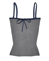 Angel99 Rib Knit Cami - Navy Grey