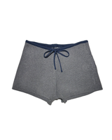 Angel99 Rib Knit Shorts - Navy Grey