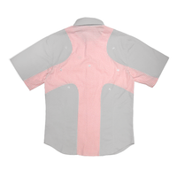 Angel99 2.0 Button Up T-Shirt - Grey/Pink