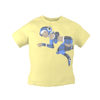REM Portrait Baby Tee - Yellow