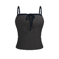 Angel99 Rib Knit Cami - Navy Grey