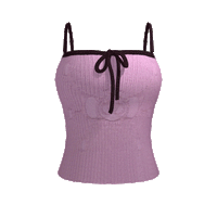 Angel99 Rib Knit Cami Top - Maroon Pink