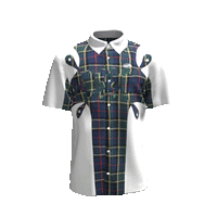 Angel99 2.0 Button Up T-Shirt - White/Plaid
