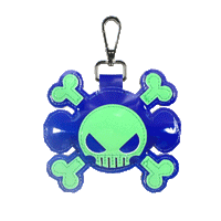 GAME OVER Keychain - Blue/Green