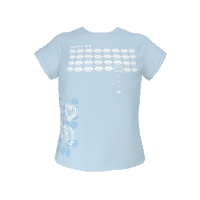 Invader Baby Tee - Baby Blue