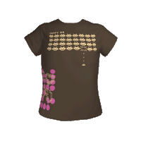 Invader Baby Tee - Brown