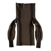 Clover Knit Top - Brown