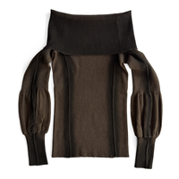 Clover Knit Top - Brown