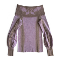 Clover Knit Top - Lavender