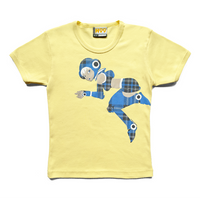 REM Portrait Baby Tee - Yellow