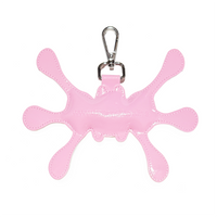 Angel99 Patent Leather Keychain - Pink