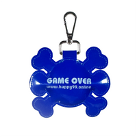 GAME OVER Keychain - Blue/Green