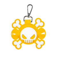 GAME OVER Keychain - Orange/White