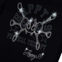 Physical Therapy Baby Tee - Black