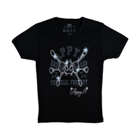 Physical Therapy Baby Tee - Black