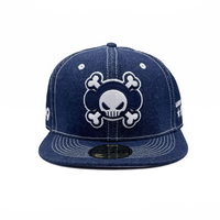 GAME OVER Fitted Hat - Blue