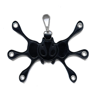 Angel99 Grommet Keychain - Black