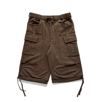 H.P.F.C. 3/4 Sweatshorts - Brown
