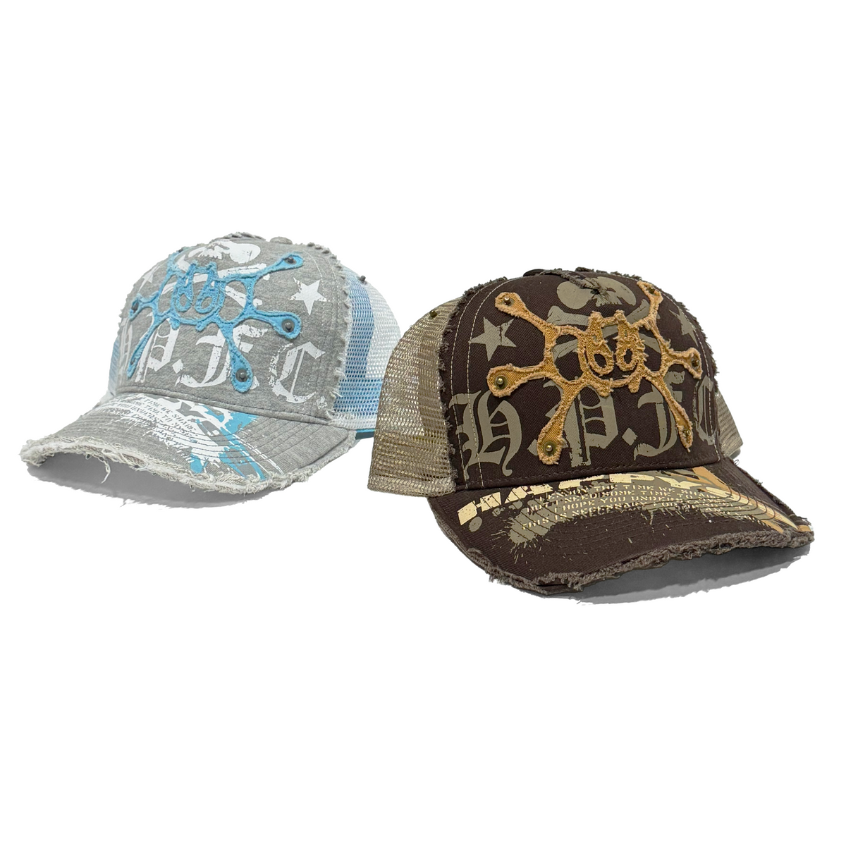 H.P.F.C. Trucker Hat - Brown| Happy99 H.P.F.C. Trucker Hat - Brown| Happy99
