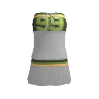 Varsity Knit Dress - Grey/Green