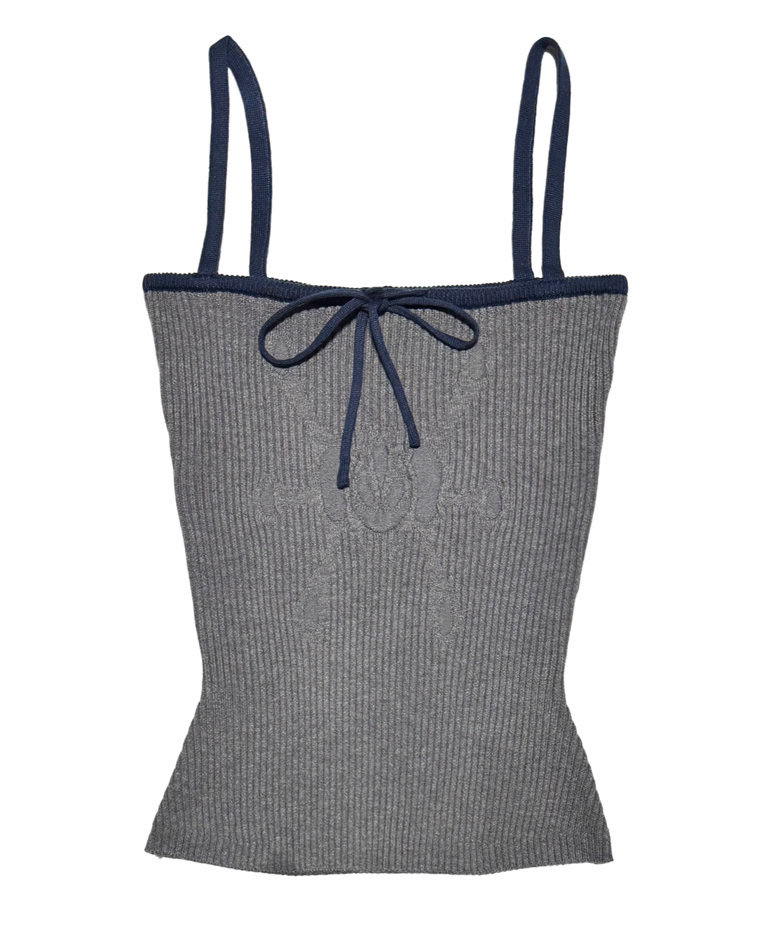 Angel99 Rib Knit Cami - Navy Grey| Happy99