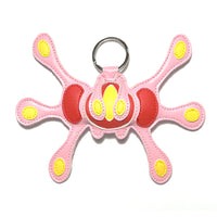 
              Angel99 Leather Keychain - Pink
            