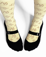 
              H99 ☆ Monogram ☆ Mary Jane Socks
            
