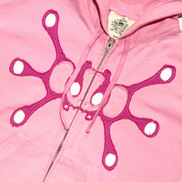 Angel99 Zip-Up Hoodie - Pink