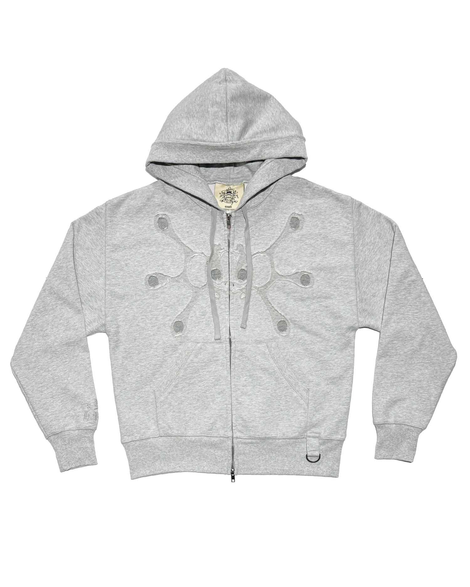Angel99 Zip-Up Hoodie - Grey| Happy99 Angel99 Zip-Up Hoodie - Grey| Happy99