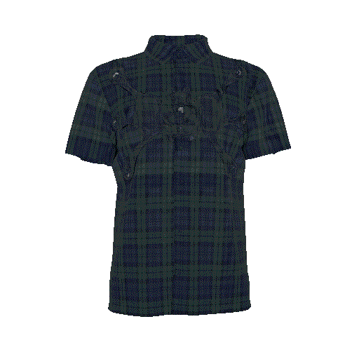 Angel99 Button Up - Forest Tartan| Happy99