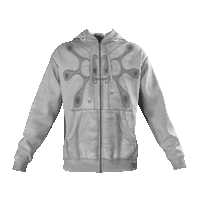 Angel99 Zip-Up Hoodie - Grey