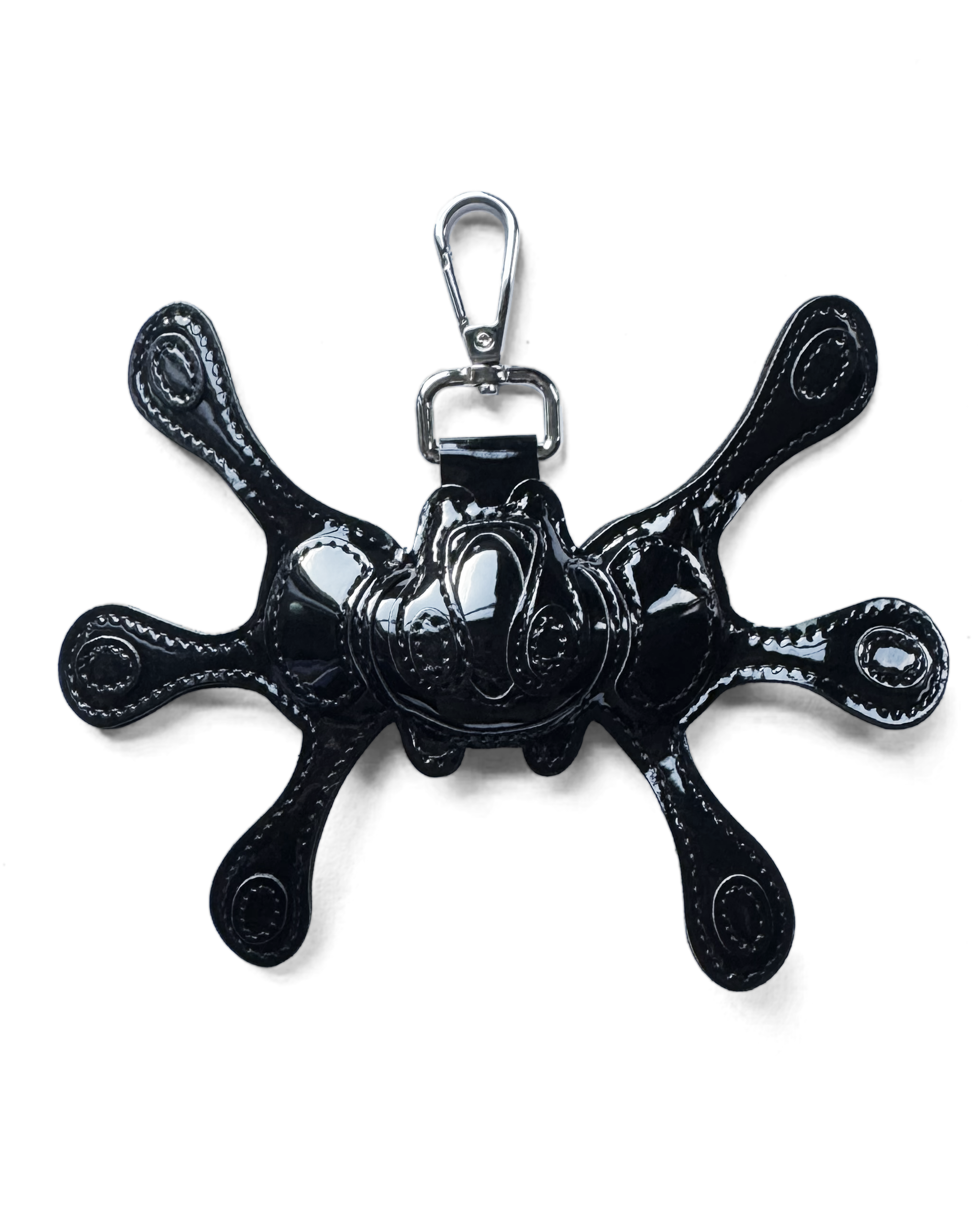 アクセサリー Angel99 Patent Leather Keychain - Black blackkeychain_2048x.png?v=
