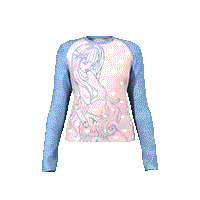 
              Dolly Baby Raglan Long Sleeve - Blue/Pink
            
