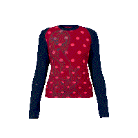 
              Dolly Baby Raglan Long Sleeve - Navy/Red
            