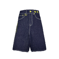 GAME OVER Shorts - Denim