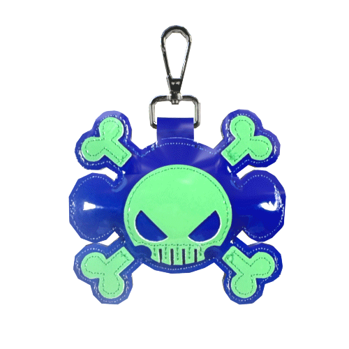 GAME OVER Keychain - Blue/Green