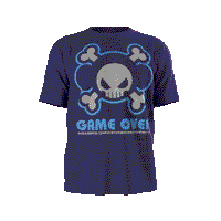 
              GAMEOVER Tee - Purple
            