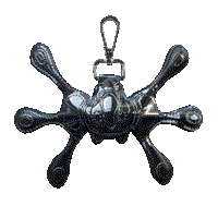 
              Angel99 Patent Leather Keychain - Black
            