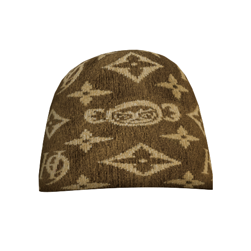 H99 Monogram Beanie - Brown