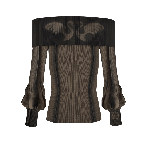 Clover Knit Top - Brown| Happy99