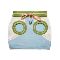 Happy Hole Knit Skirt - Pastel