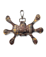 
              Angel99 Leather Keychain - Plaid
            