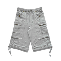 
              H.P.F.C. 3/4 Sweatshorts - Grey
            