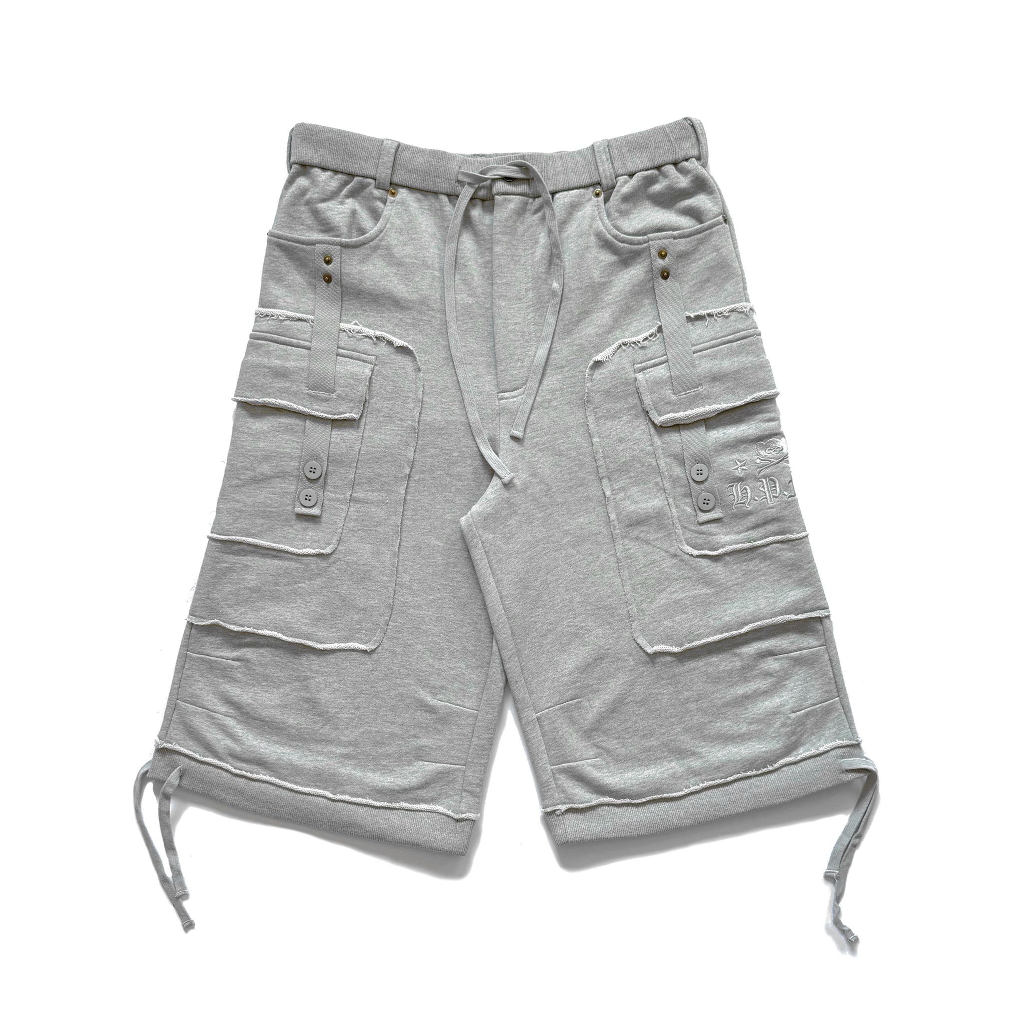 H.P.F.C. 3/4 Sweatshorts - Grey| Happy99 H.P.F.C. 3/4 Sweatshorts - Grey| Happy99