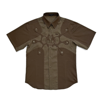 
              Angel99 2.0 Button Up T-Shirt - Brown
            