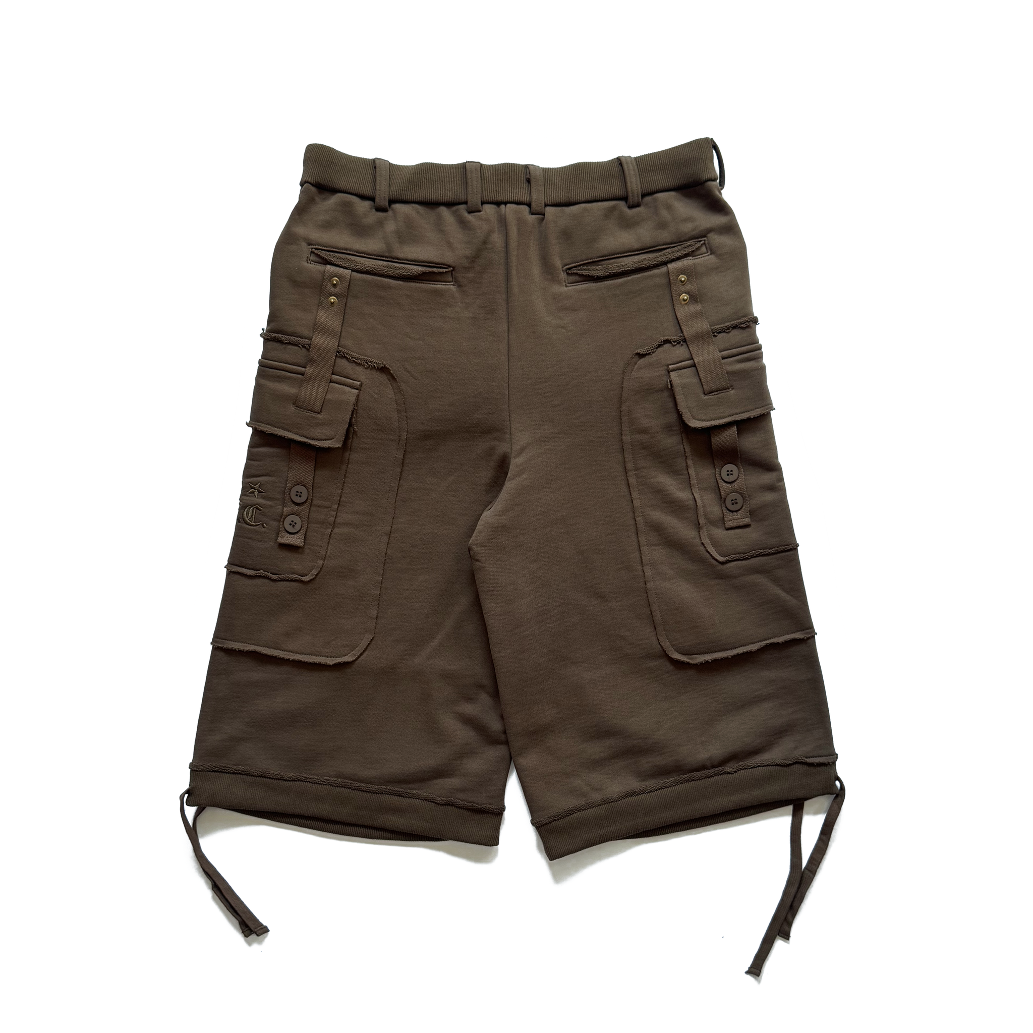 H.P.F.C. 3/4 Sweatshorts - Brown| Happy99 H.P.F.C. 3/4 Sweatshorts - Brown| Happy99