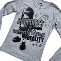 Temporary Absence Baby Long Sleeve - Grey