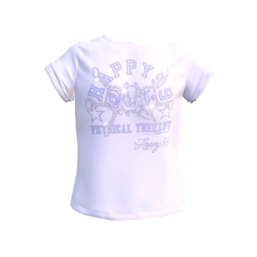 happy99 Tシャツ Physical Therapy Baby Tee - Lavender| Happy99