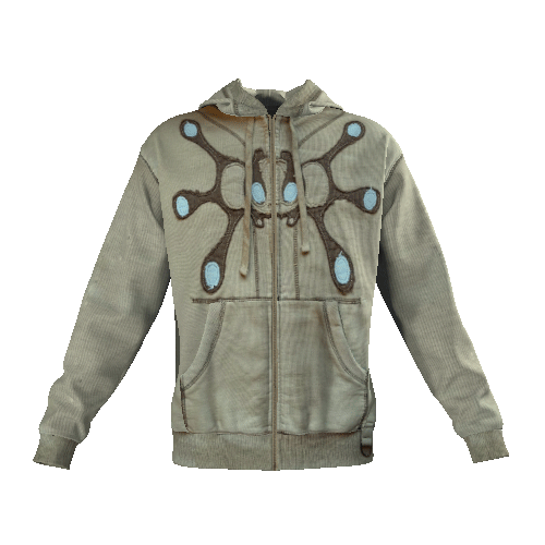 トップス Happy99 Ange199 Zip-Up Hoodie - Beige Angel99 Zip-Up Hoodie - Beige| Happy99